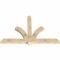 Ekena Millwork Redmond Rough Sawn Timber Gable Bracket, Douglas Fir, 84"W x 56"H x 4"D x 6"F, 16/12 Pitch GBW084X56X0406RED00RDF - alternate 2